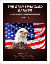The Star Spangled Banner SAB choral sheet music cover